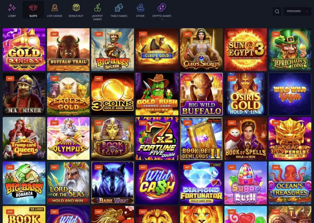 Goldenstar Casino Game Selection Lobby