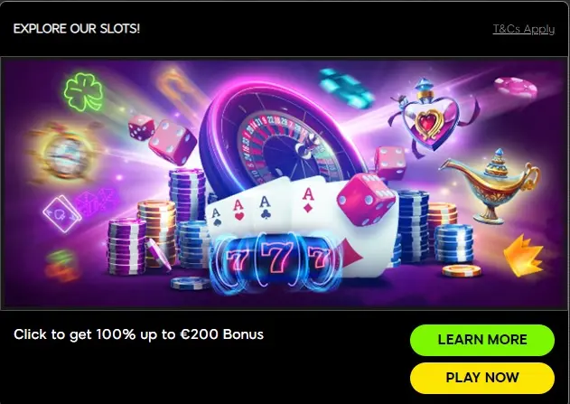 On 888 casino Welcome Bonus 100% up to 200 EUR