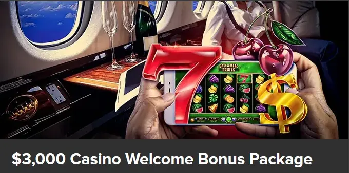 Welcome bonus package up to $3,000 on Betfinal casino