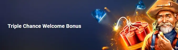 Welcome bonus for the first three deposits on Wins Royal