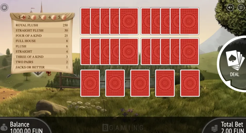 فيديو بوكر BGaming اون لاين.