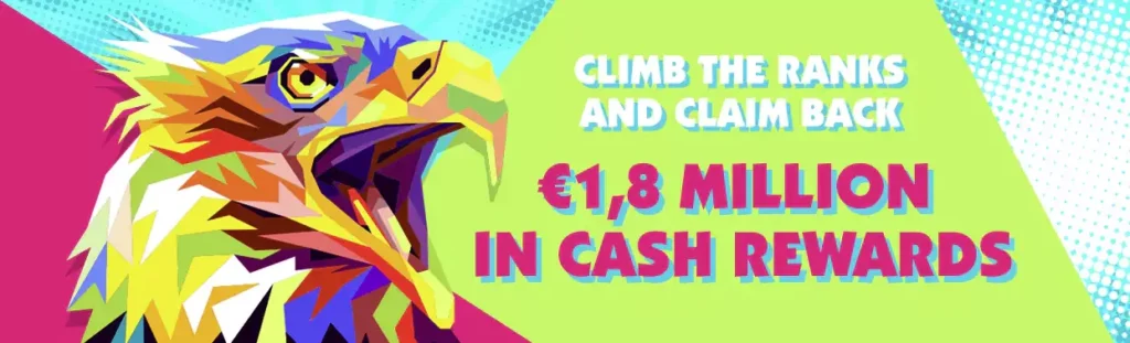 Cash rewards in Loyalty Program from Haz Casino. €1.8 milion in cash rewards.