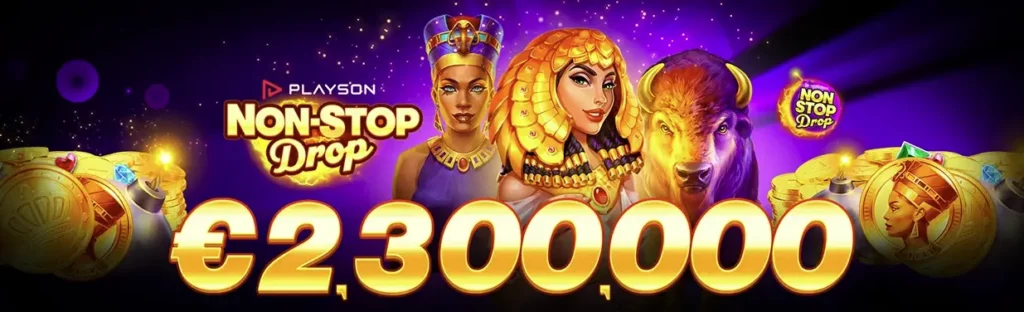 Playson Non-Stop Drop - €2,300,000 prize pool on Haz Casino.