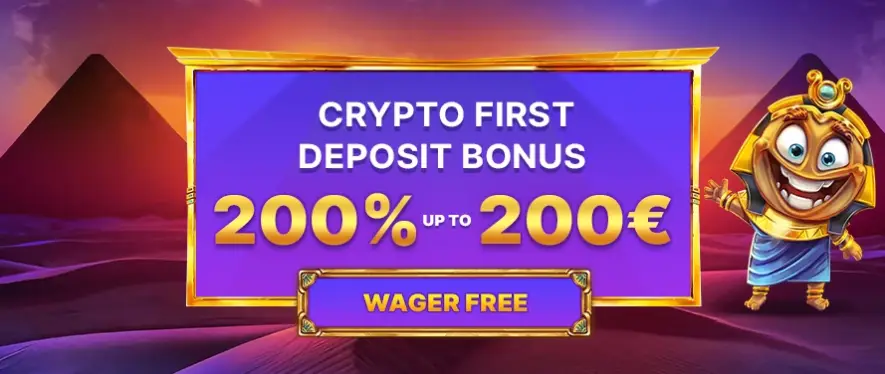 Horuscasino مكافأة حصرية الإيداع الأول بالعملة المشفرة: 200% تصل إلى 200 يورو