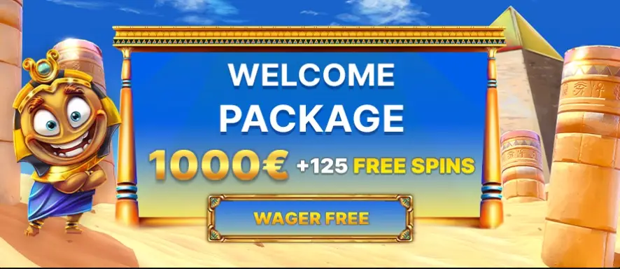 باقة ترحيبية بدون متطلبات رهان 250% تصل إلى 1,000 يورو + 125 دورة مجانية في Horus Casino.