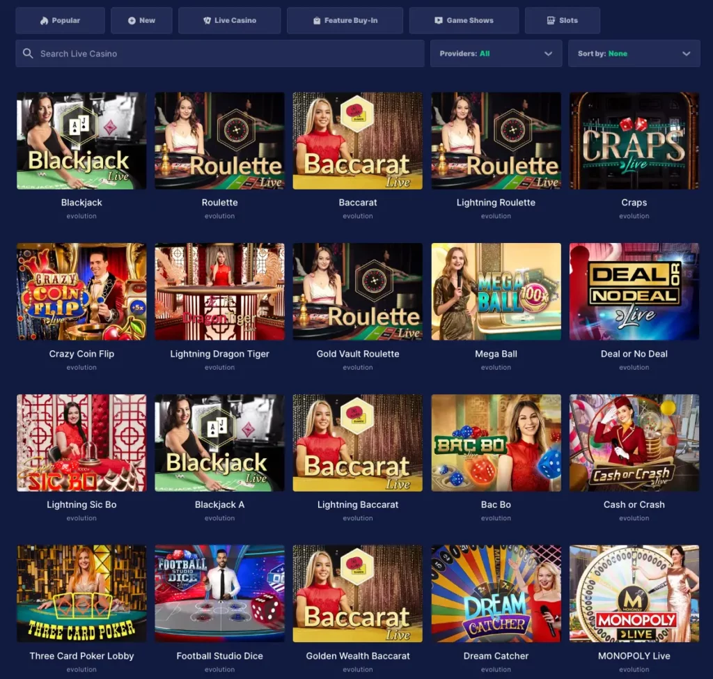 Best Live Casino Games on Flush Casino for Arab Players