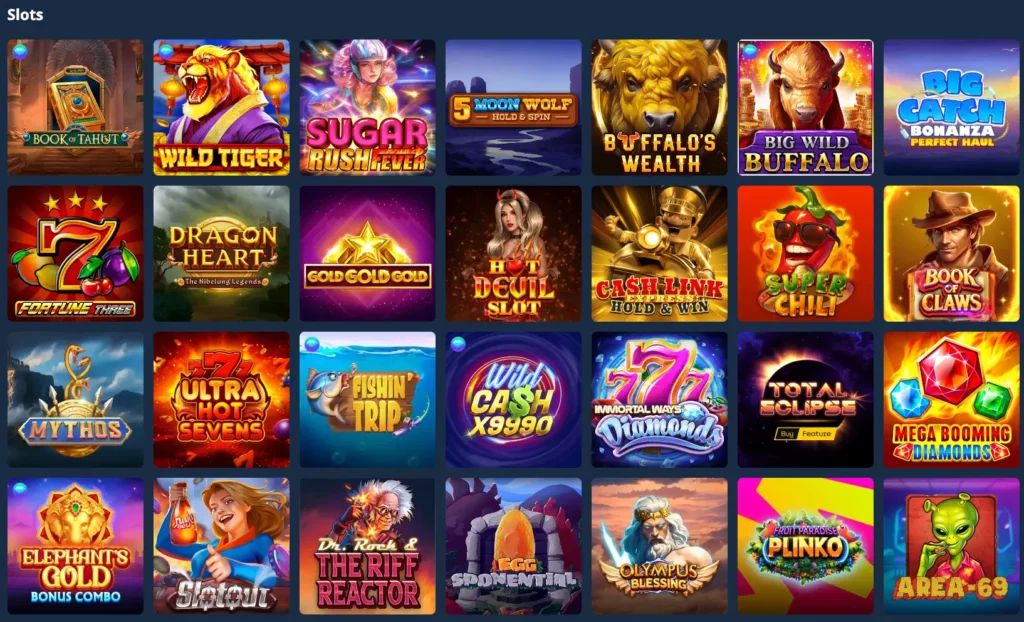 Tragamonedas en línea en Platincasino